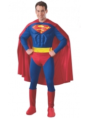 Superman Costume - Adult Superman Muscle Chest Costume